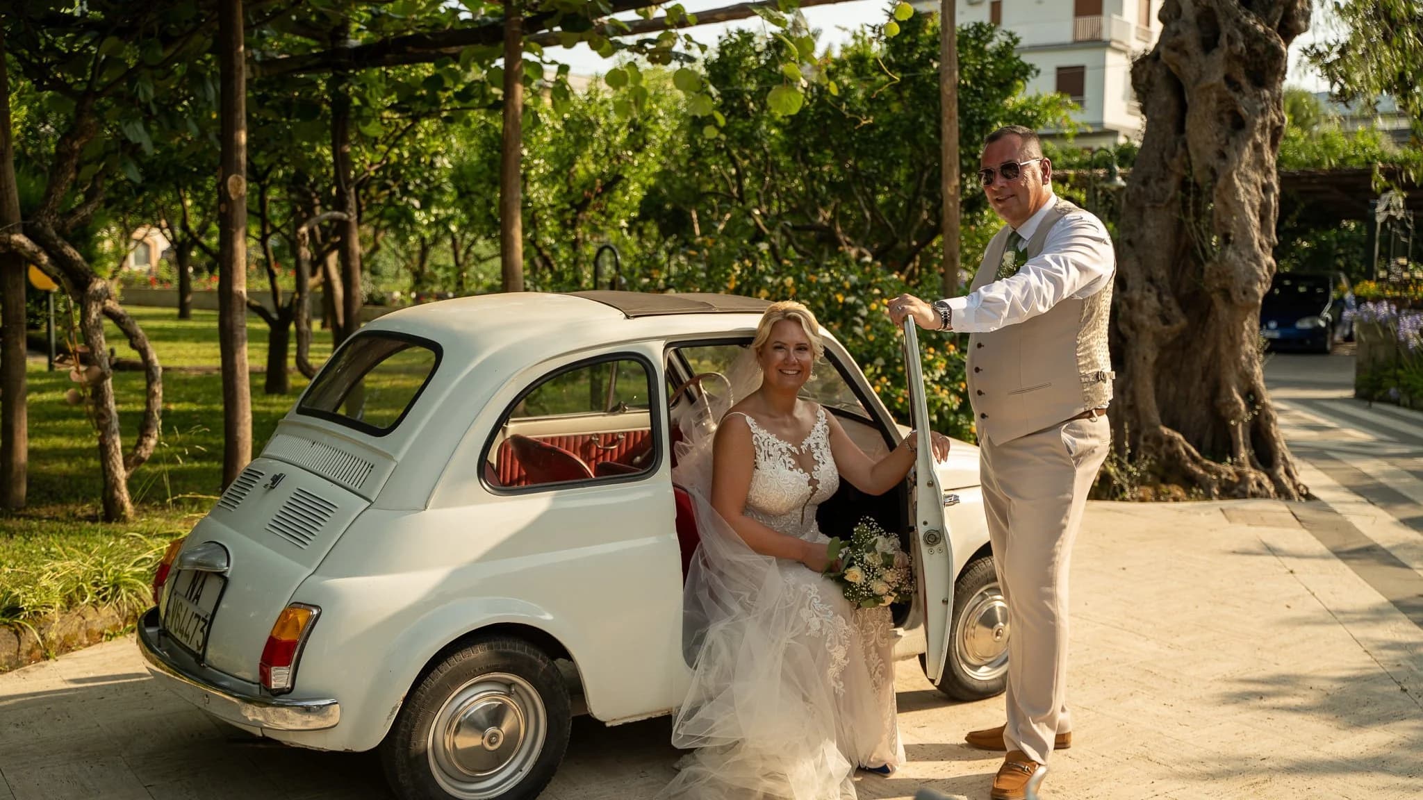 Notebook and camera on table